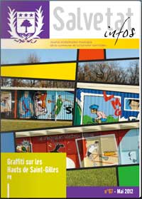 photo décoration graff dans le Salv infos Mai 2012
