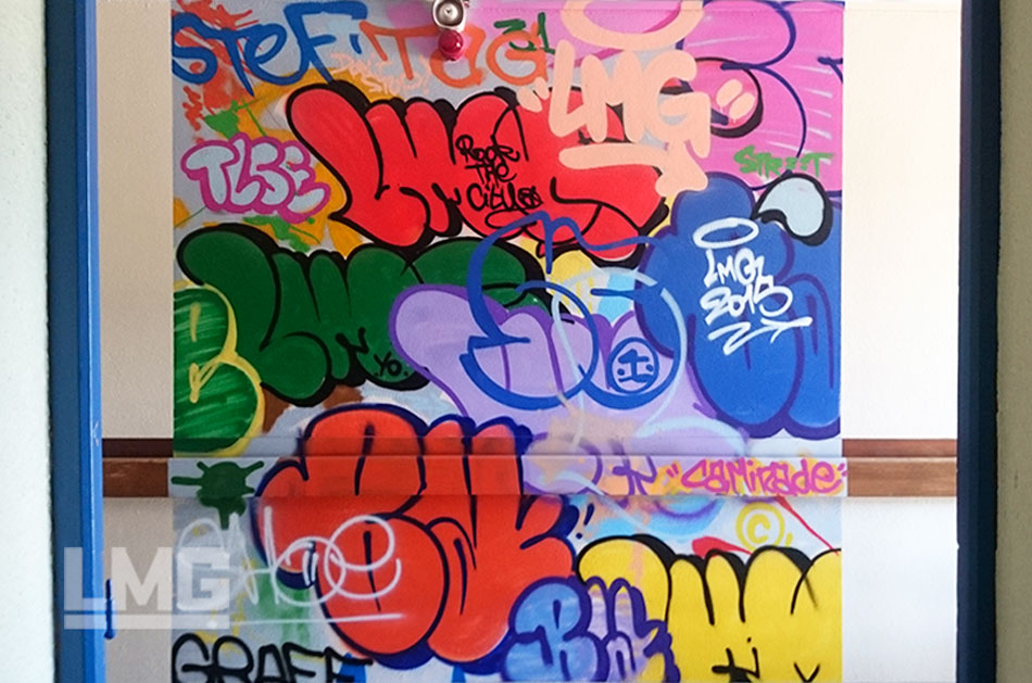 graffiti street-art asei caminade colomiers LMG Le Mouvement Graphique décoration peinture murale