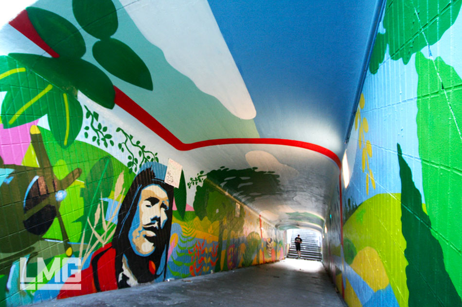 fresque art urbain les arenes 2019 artiste graffiti toulouse