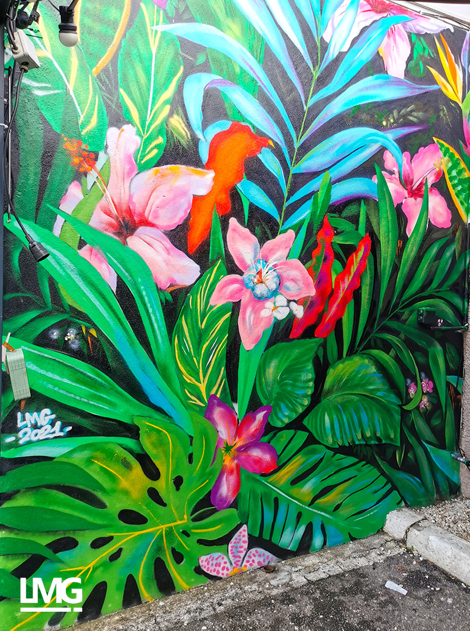 decoration murale artiste graffiti restaurant toulouse
