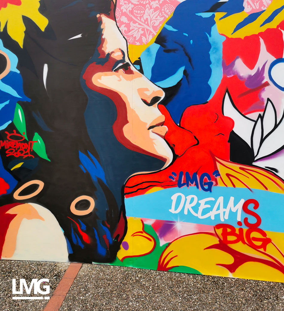 live painting graffiti street-art LMG Le Mouvement Graphique toulouse