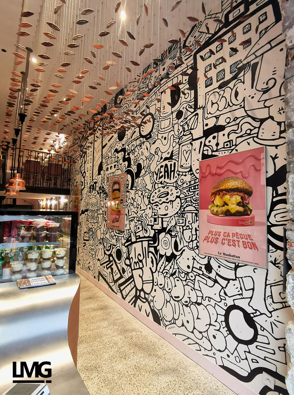papier peint decoration restaurant lmg toulouse