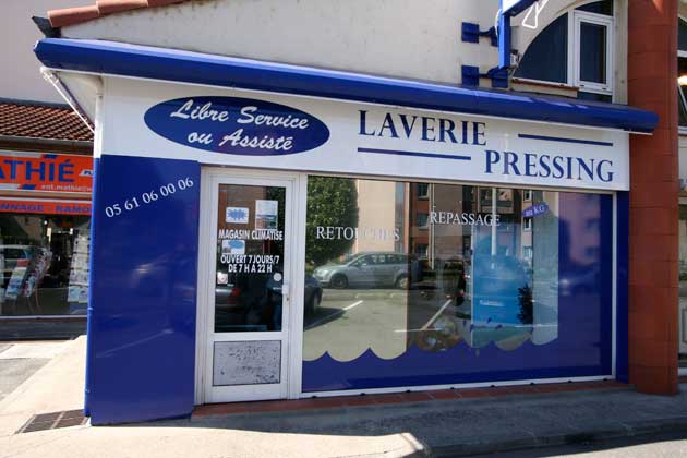 photo réalisation enseigne magasin