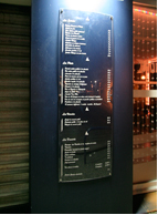 photo panneau menu marquage vinyle