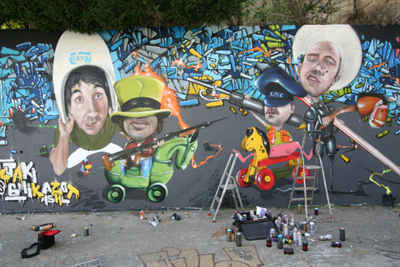 Photo de mural de l'association