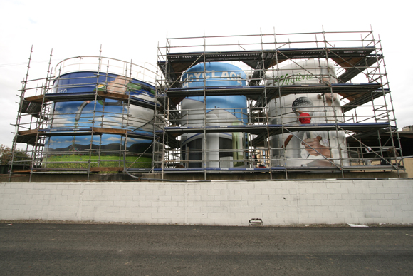 Photo de mural de l'association