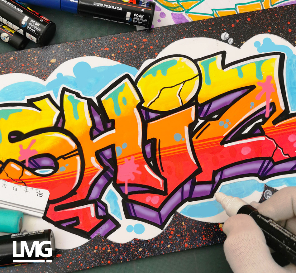 ateliers street-art LMG réalisation tableaux graffiti